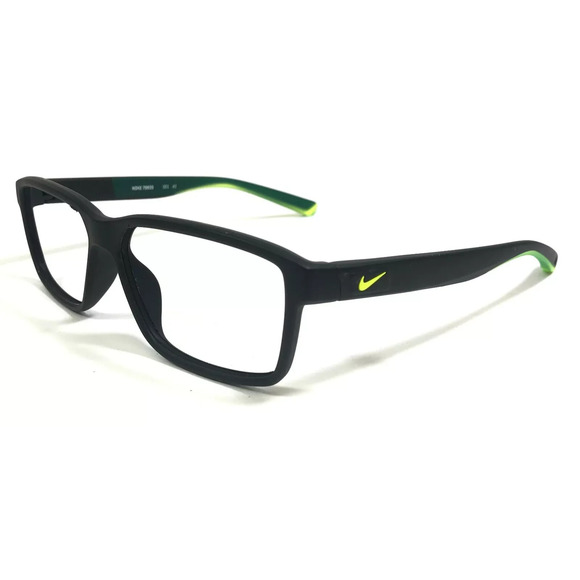 NIKE 7092S 001 BLACK/GREEN EYEGLASSES SUNGLASSES FRAMES 55-14-140 - Picture 1 of 6